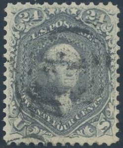 US Scott #70b Used, FVF, PFC (Graded 75)