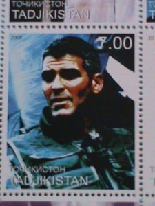 ​TADJIKISTAN  STAMP:2000 GEORGE CLOONEY MNH STAMP SHEET.