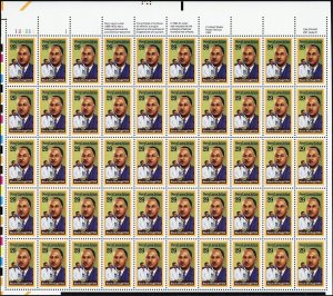 Percy Lavon Julian Chemist Sheet of Fifty 29 Cent Postage Stamps Scott 2746