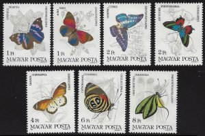 1984 Hungary 3681-3687 Butterflies 5,50 €