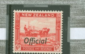 New Zealand #O68v Unused Single