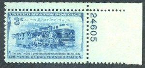 U.S. #1006 MINT PL# SINGLE OG NH