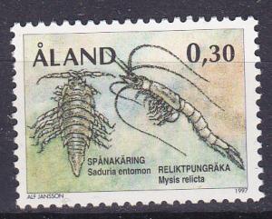 Finland-Aland Isls.  84 MNH 1997 30p Ice Age Survivors