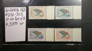 Algeria 1963 Scott 296-303 complete MNH XF set of 8