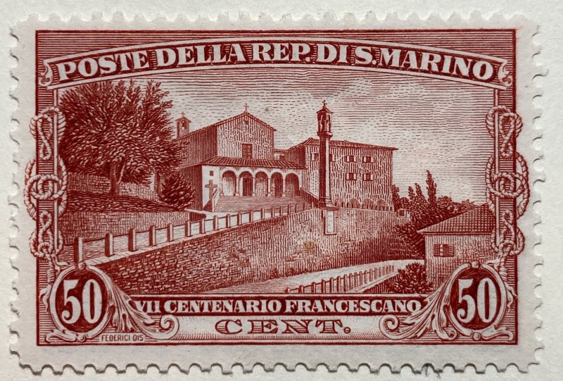 AlexStamps SAN MARINO #111 XF Mint