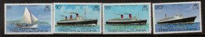 TRISTAN DA CUNHA SG259/62 1979 VISIT OF QUEEN ELIZABETH  MNH