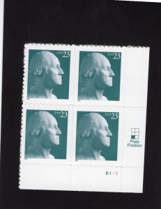 3468a Washington, MNH LR-PB/4 (#B111)