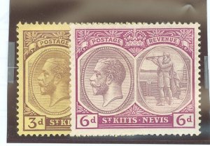 St. Kitts-Nevis #29-30  Single