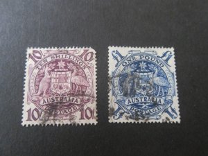 Australia 1949 Sc 219-20 FU