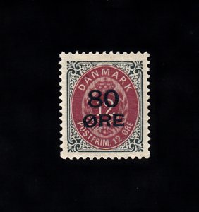 Denmark Scott #136 MH