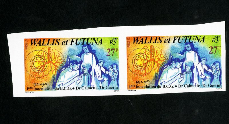 Wallis Et Futuna Stamps # 270 XF Imperf Pair OG NH