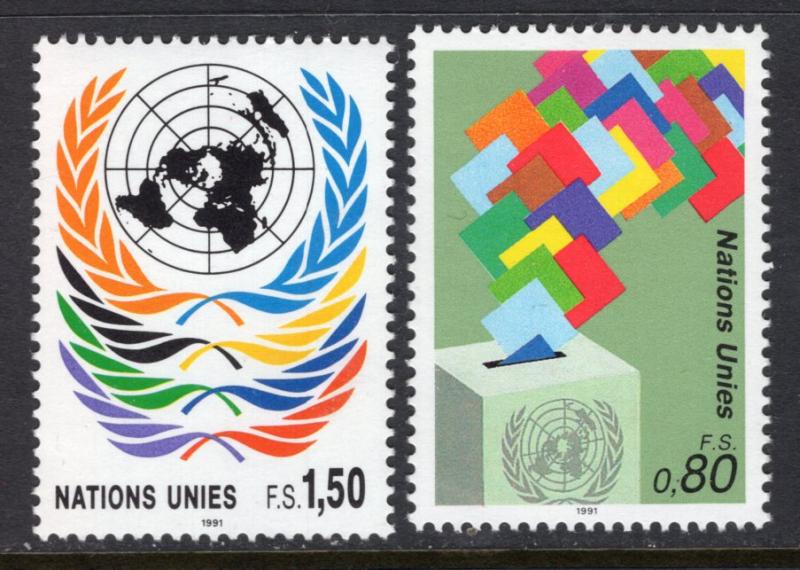 UN Geneva 201-202 MNH VF