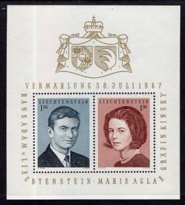 Liechtenstein 424 Souvenir Sheet MNH VF