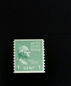 1939 1c George Washington, Coil Scott 839 Mint F/VF NH