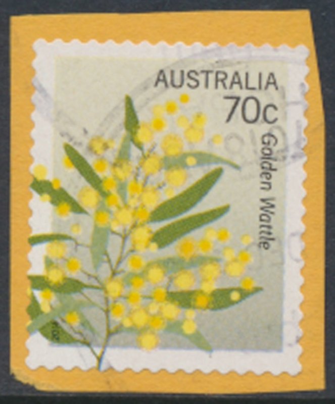 Australia SC# 4062 Flowers 2014 Used Golden Wattle details & scan