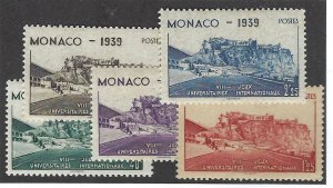 Monaco SC#177-181 Mint F-VF SCV$12.25...Fill a spot!