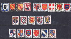 France 1946-53 Coats of Arms used & unused