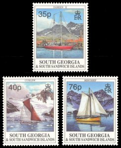 South Georgia 1995 Scott #201-203 Mint Never Hinged