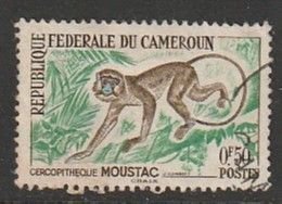 1962 Cameroun - Sc 358 - used VF - 1 single - Mustache Monkey