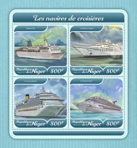 Z08 NIG17620a NIGER 2017 Cruise ships MNH ** Postfrisch