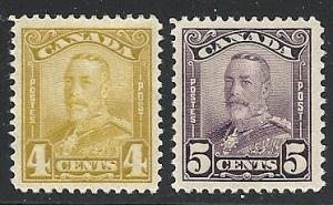 Canada 152-3 Mint Hinged, CV $43.50