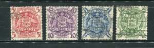 Australia 218 - 221 Arms of Australia Used Complete Stamp Set