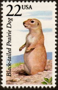 United States 2325 - Mint-NH - 22c Black-tailed Prairie Dog (1987) (cv $1.00)