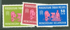 Malaya #111-113 Mint (NH) Single (Complete Set)