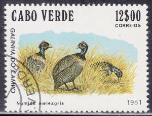 Cape Verde 440 Used 1981 Guinea Fowl