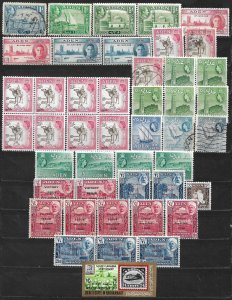 COLLECTION LOT OF 45 ADEN 1939+ STAMPS CLEARANCE