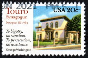 SC# 2017 - (20c) - Touro Synagogue, used single