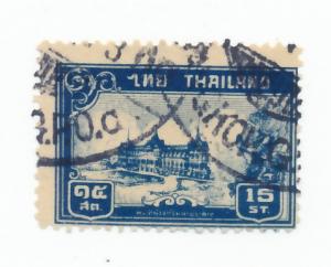 Thailand 1940 Scott 242 used - 15s Chakri Palace Bangkok