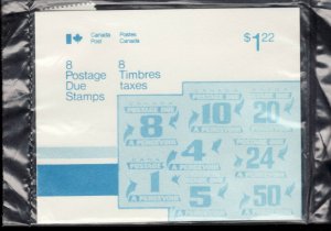 Canada - c.1977 Unusual 4th issue J Series Postage Dues in sealed P.O. package