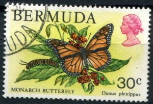 Bermuda Sc#373 Used, 30c multi, Wildflife (1979)