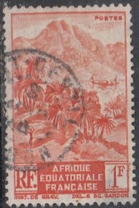 French Colonies - French Equatorial Africa #174  Used