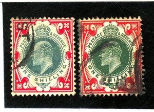 GREAT BRITAIN #138 138A USED FVF Cat $110