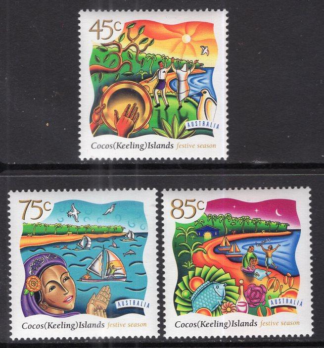 Cocos Keeling Islands 323-325 MNH VF