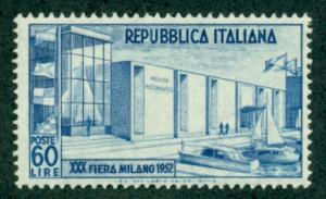 Italy #600  Mint  F-VF VLH  Scott $27.50  Milan Trade Fair