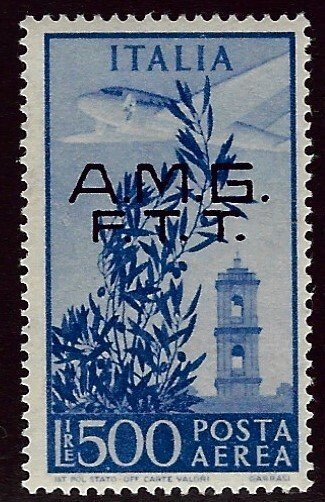 Italy Trieste AMG SC C15 AP65 MNH F-VF SCV$50.00...!!