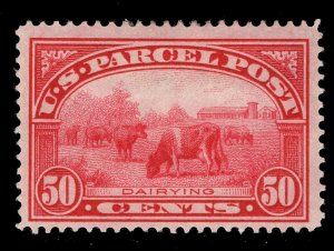 MOMEN: US STAMPS #Q10 PARCEL POST MINT OG H LOT #81746*