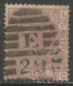 GREAT BRITAIN 66 VFU PLATE 2 A1355