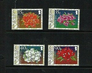 Ascension Is: 2004 Bicentenary, Royal Horticultural Society, MNH set