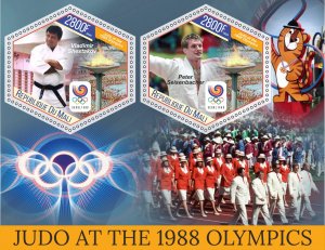 Stamps. Olympic games 1988, Judo 2024 year 1+1 sheets perforated