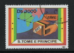 Thematic stamps ST.THOMAS & PRINCE 1991 E.M.S. Michel 1301 cat E20 used