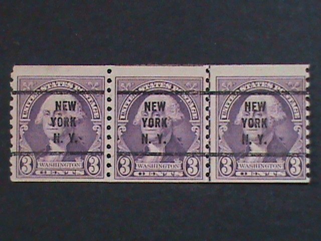 ​UNITED STATES 1932 SC#721 90 YEARS OLD-WASHINGTON  PRECANEL COIL STRIP VF