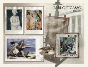 SAO TOME - 2007 - Painters, Picasso - Perf Souv Sheet - Mint Never Hinged