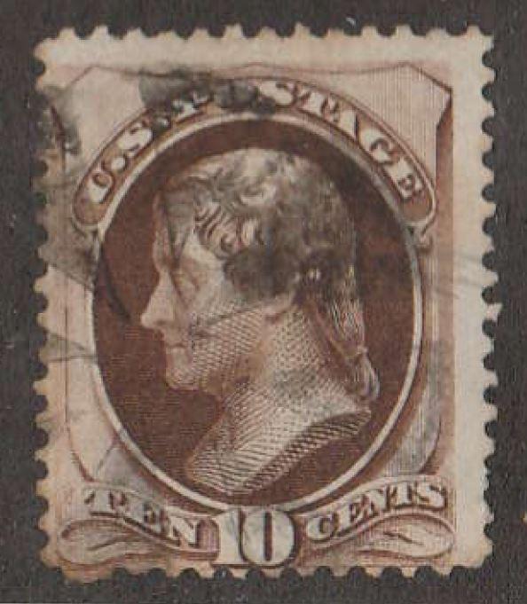 U.S. Scott #161 Jefferson Stamp - Used Single