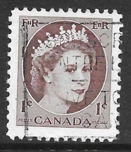 Canada 337: 1c Queen Elizabeth II, used, F-VF