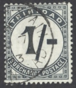 Trinidad Sc# J9 Used 1885 1sh Postage Due