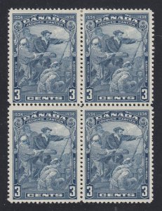 Canada #208 Mint Block of 4